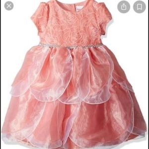 Nannette Coral toddler girl petal 18M dress
